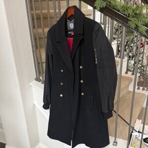 Vince Camuto Black Trench Coat